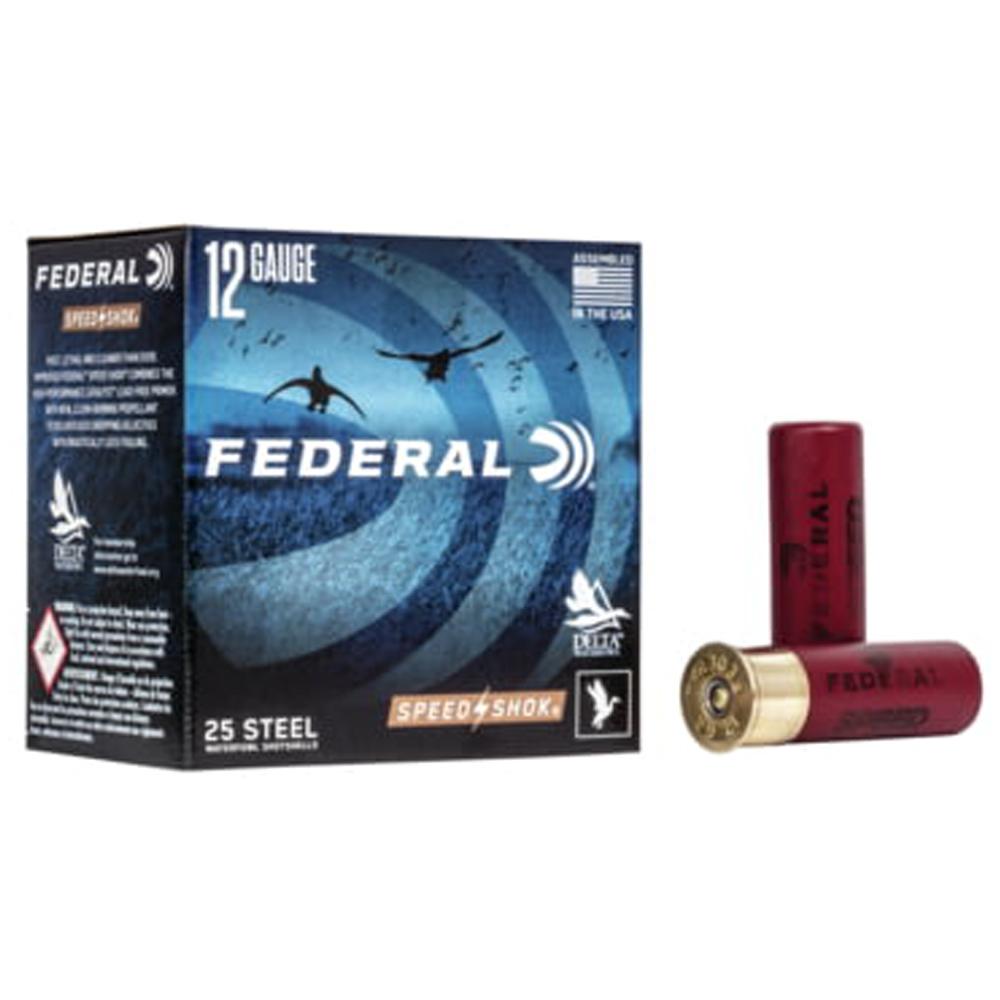 FEDERAL SPEED-SHOK HIGH VELOCITY STEEL 10GA 3-1/2" 1-1/2OZ BBB AMMO 25RD - Federal