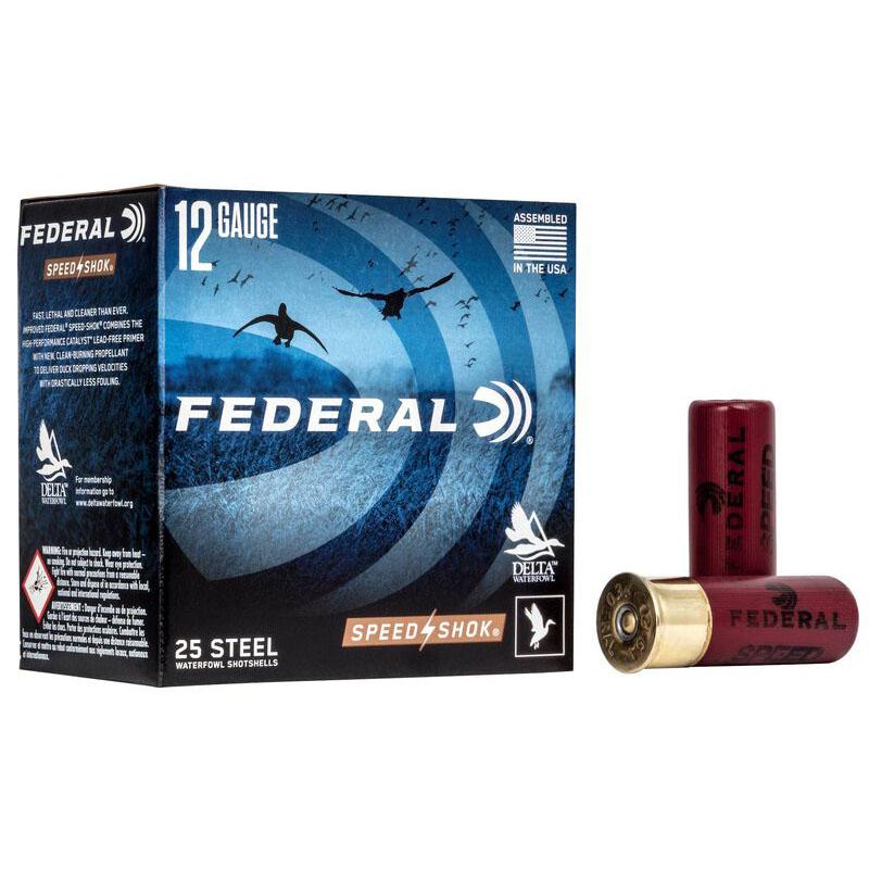 Federal Speed-Shok High Velocity Steel Shotshells 12ga 3
