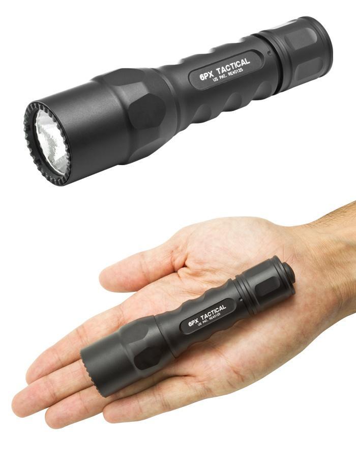 6PX TACT FLASHLIGHT 275 LUM BLK - SureFire