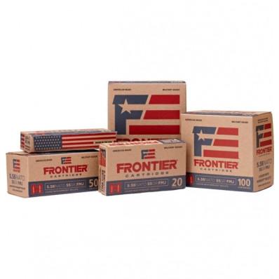 Hornady Frontier Rifle Ammunition .223 Rem 55 gr HP-MATCH 3240 fps 500/ct case - Frontier
