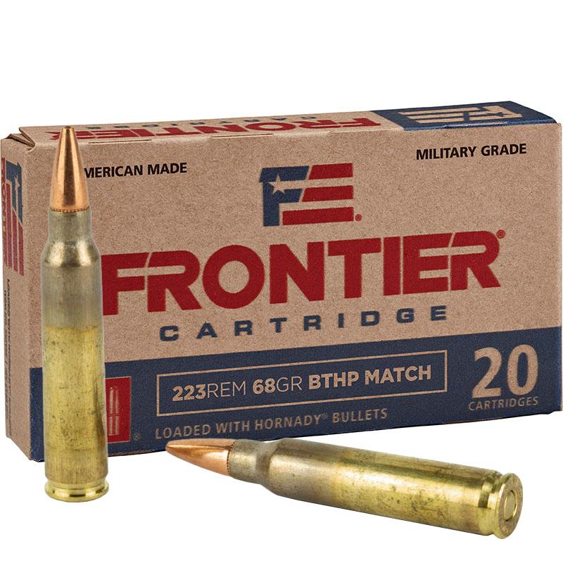 Hornady Frontier Rifle Ammunition 223 Rem 68 Gr Bthp Match 20ct 