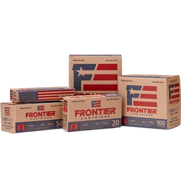 Hornady Frontier NATO Rifle Ammunition 5.56mm 62 gr FMJ  20/ct - Frontier