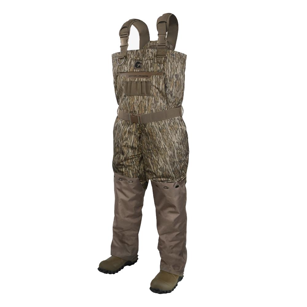 Gator Waders Shield Insulated Waders Mens Mossy Oak Bottomland Regular 12 - Gator Waders