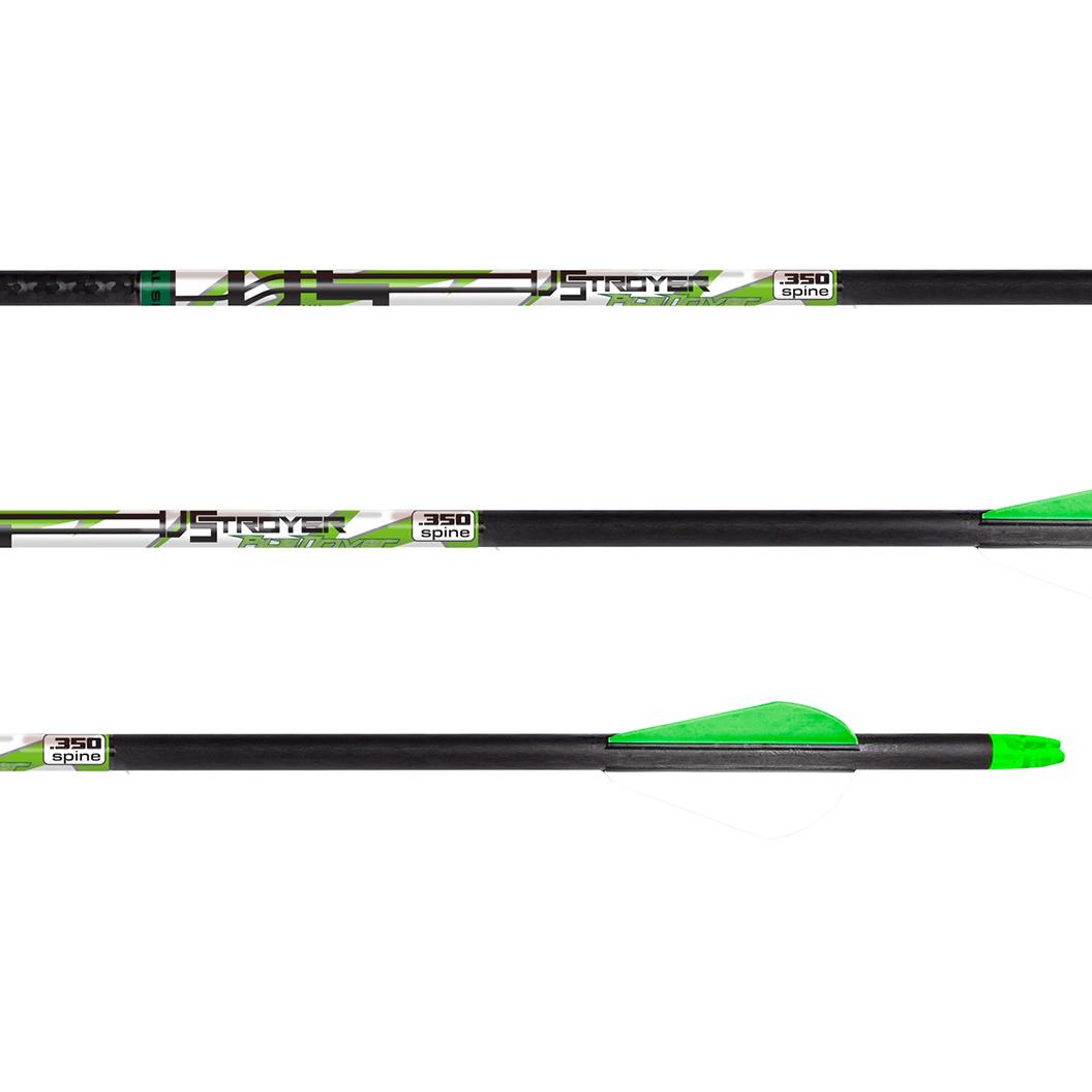 Carbon Express D-Stroyer Piledriver Arrows 350 Spines 6 Pack Fletched - Carbon Express