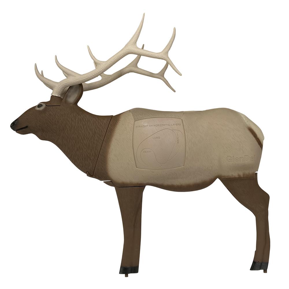 GlenDel Half-Scale Elk 3D Archery Target - Glendel Targets