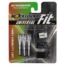 Nockturnal Universal Lighted Nocks Size Strobing Red & Green - Feradyne Outdoors