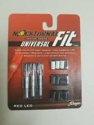 Nockturnal Universal Lighted Nocks Size Red - Feradyne Outdoors