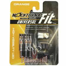 Nockturnal Universal Lighted Nocks Size Orange - Feradyne Outdoors