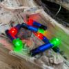 Nockturnal Launchpad Crossbow Nock - Strobing Red/Green 3pk