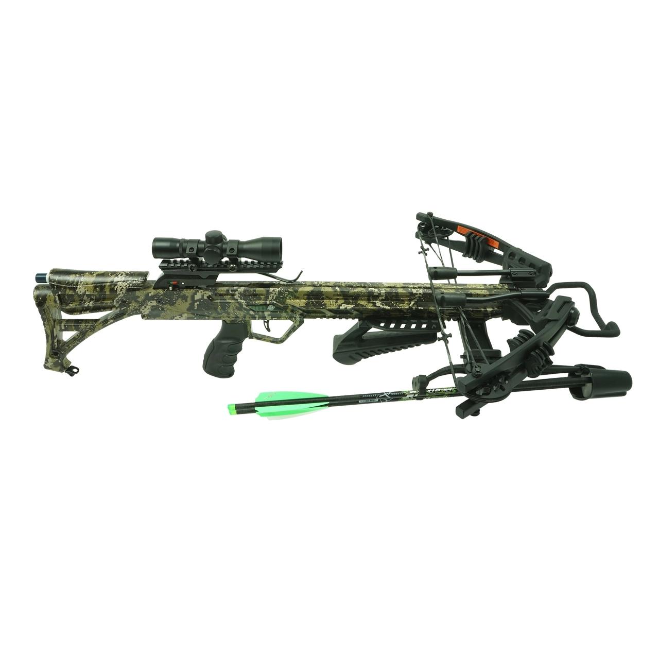 Rocky Mountain RM-415 Crossbow Package with 4x32 Ilum Scope 415 fps -  Camo - Rocky Mountain