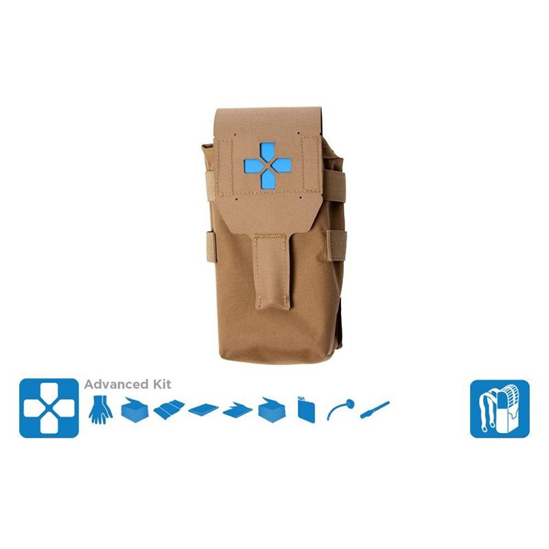 Blue Force Gear Trauma Kit NOW! Small Advanced Supplies Coyote Brown - Blue Force Gear