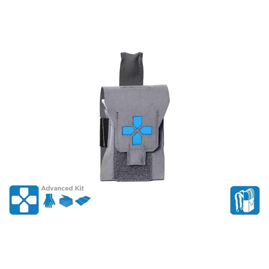 Blue Force Gear Nano Trauma Kit NOW! Advanced Supplies Wolf Gray - Blue Force Gear