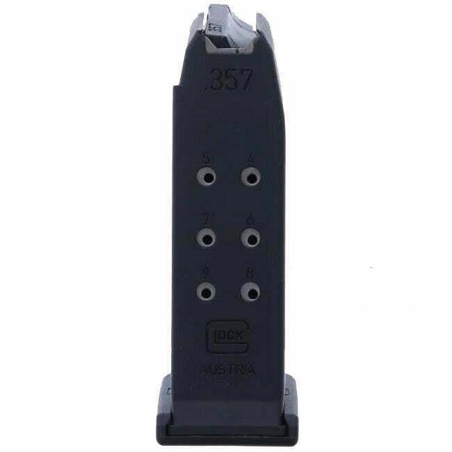 Glock Factory Handgun Magazine for Glock Model 33 .357 Sig 9/rd Black - Glock