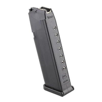 Glock Factory Handgun Magazine for Glock Model 19 9mm Luger 10/rd Black Bulk - Glock