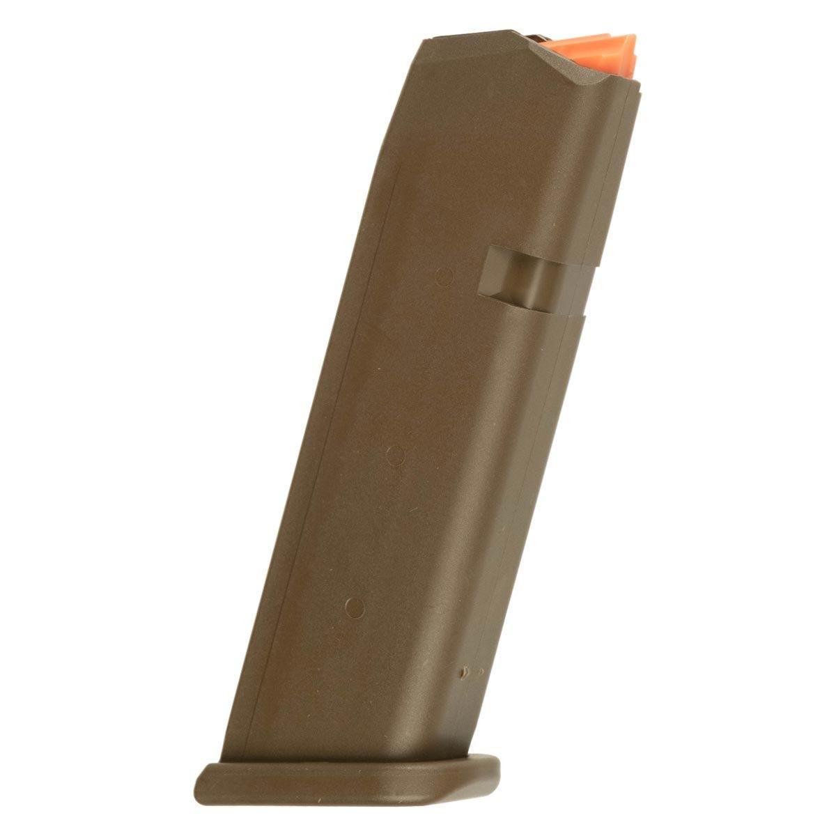 Glock G17 Factory Handgun Magazine FDE 9mm 17/rds Bulk - Glock