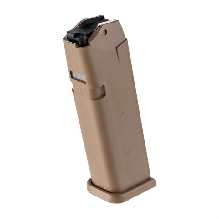 Glock G17 G19X Gen5 Magazine Coyote 9mm 10/rd (Pkg) - Glock