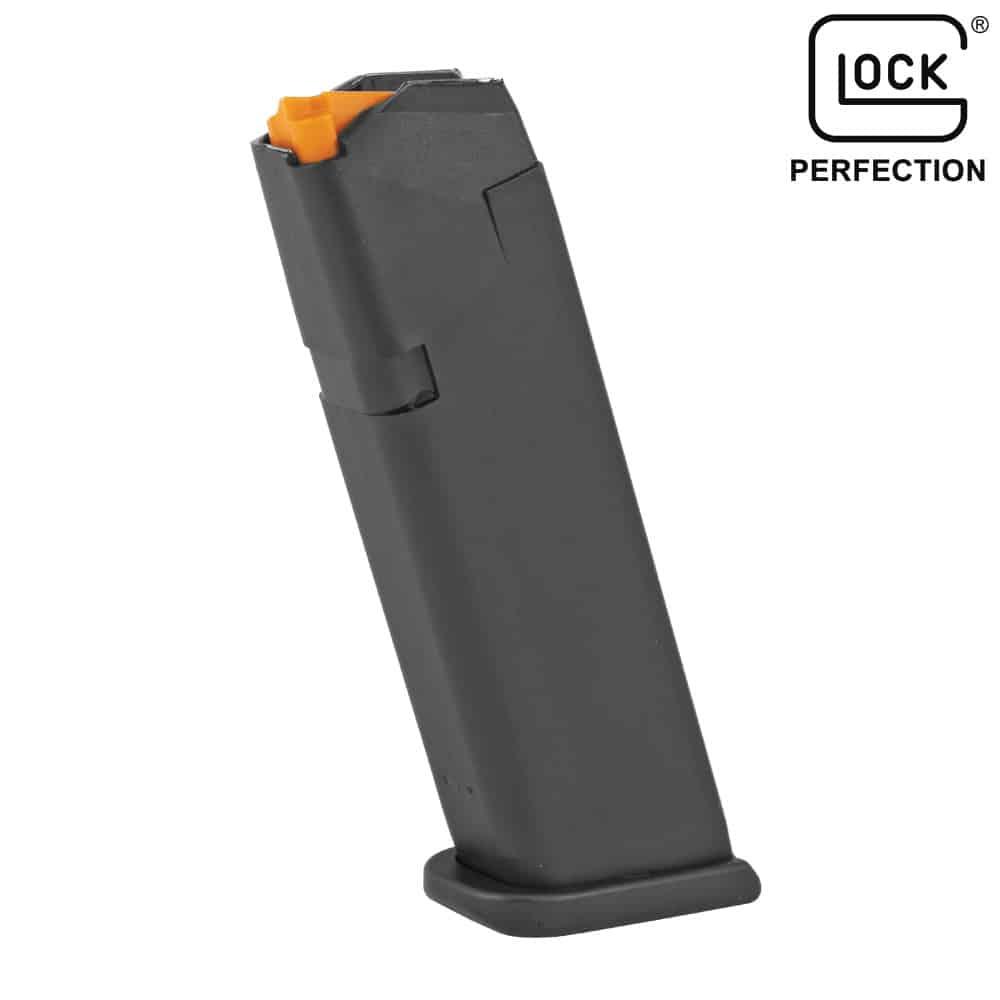 Glock G22 Handgun Magazine Gen5 .40 S&W 10/rd (Mag Floor Plate 01 Orange Follower) - Glock