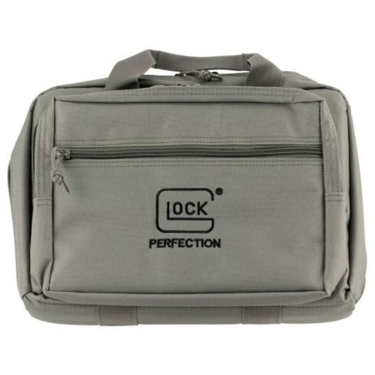 GLOCK DOUBLE PISTOL CASE GRAY