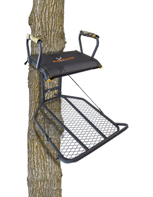 Big Game Captain XC Hang-On Treestand 20 lb Supports up to 300 lbs - Big Game Treestands