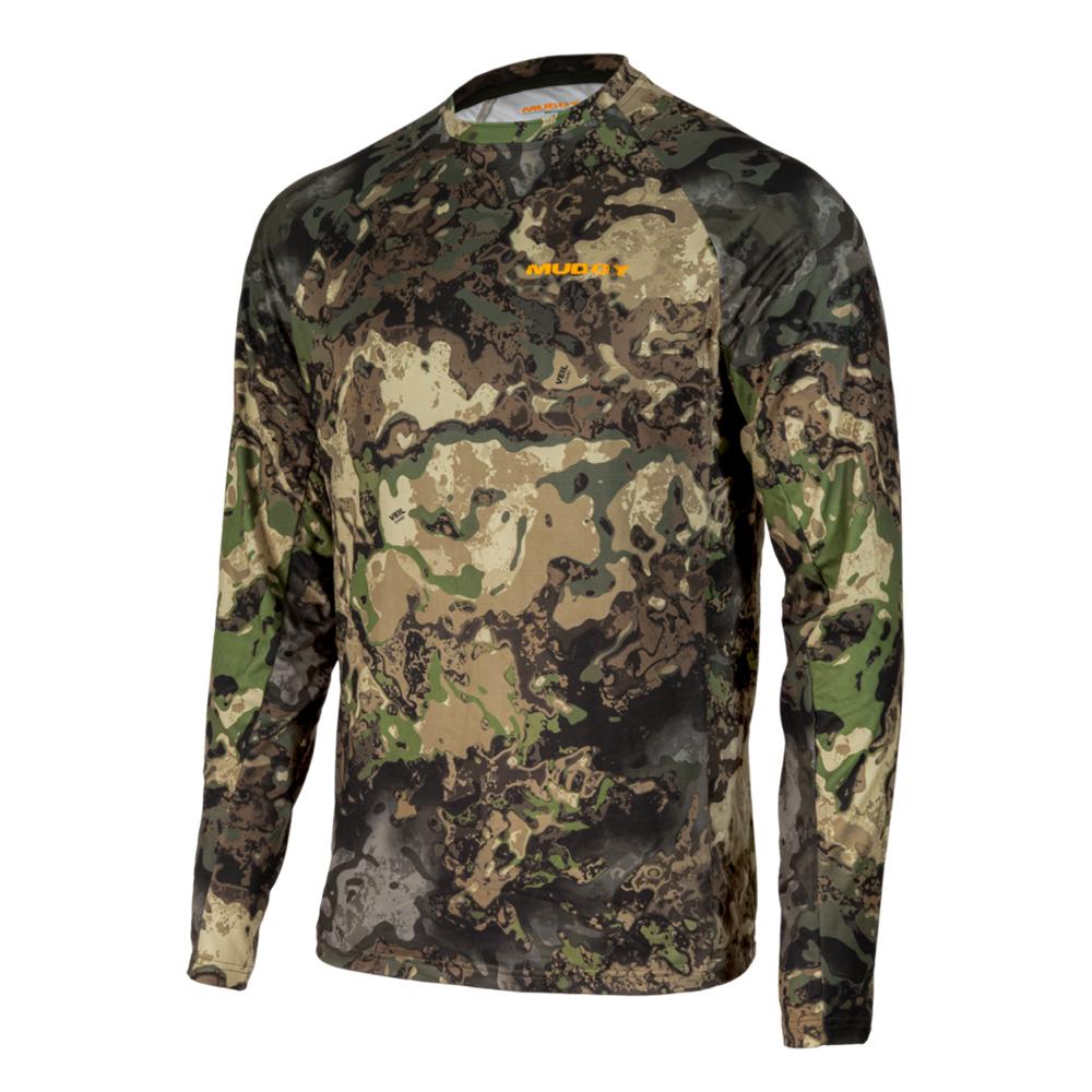 Muddy Base Layer Crew Long Sleeve Shirt Veil Canyon Hybrid S - Muddy Outdoors