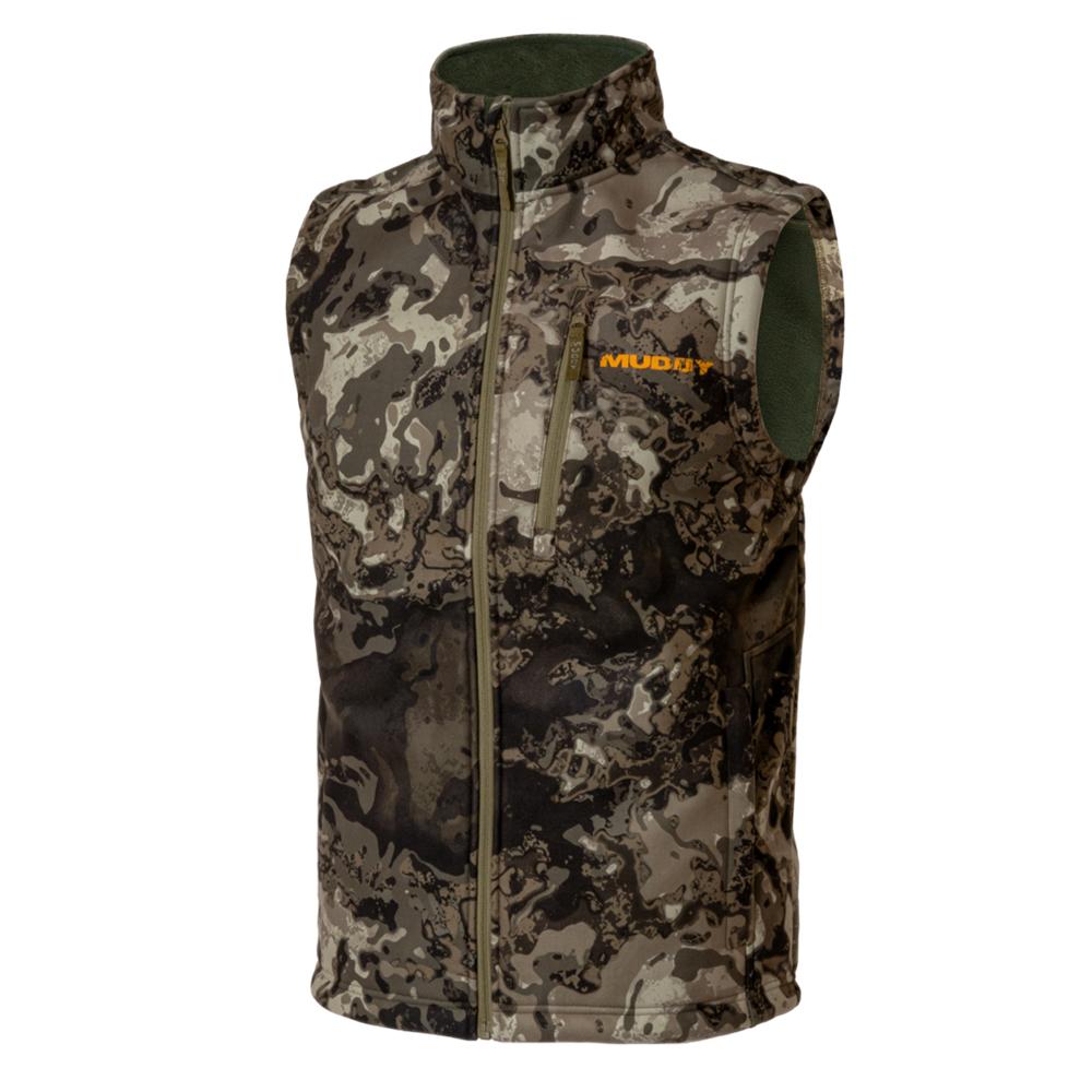 Muddy TRX Softshell Vest Veil Canyon Grey S - Muddy Outdoors