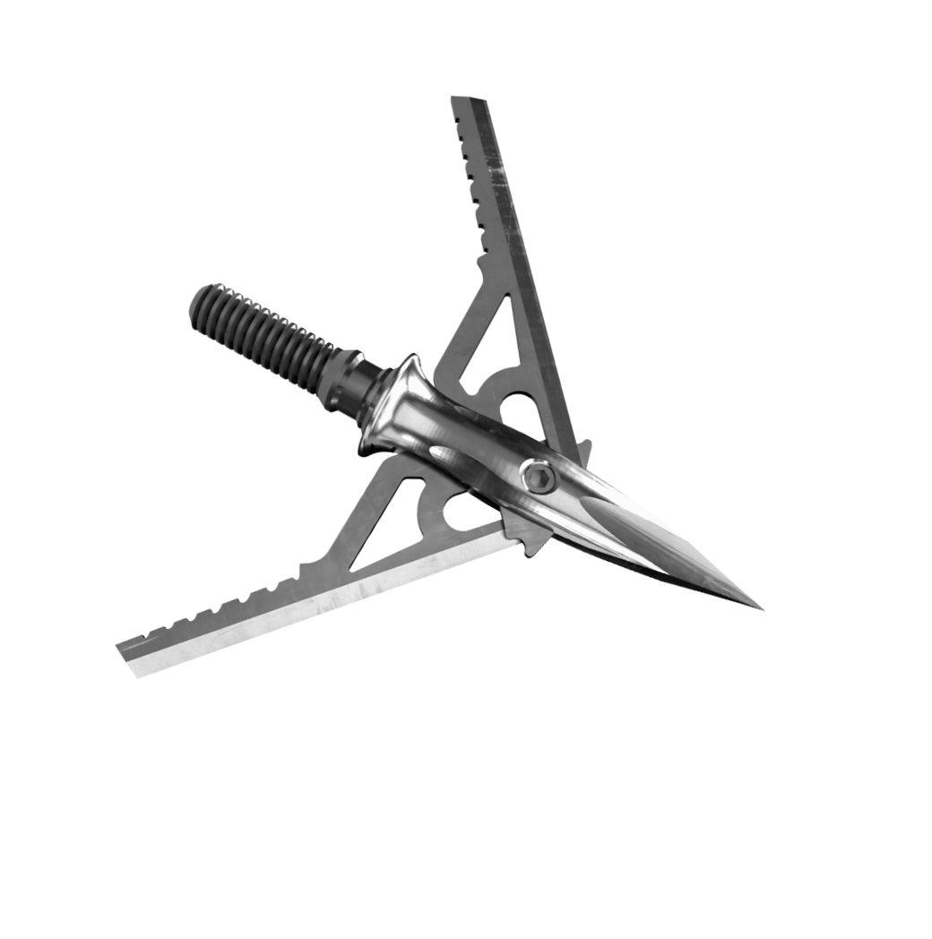 NAP Verdict 100 SS Mechanical Broadhead 100gr 2" Cutting Dia 400 FPS 3/pack - NAP