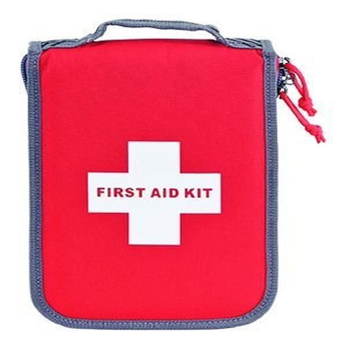 G-Outdoors Medium First Aid Kit with Pistol Storage - Red - G-Outdoors