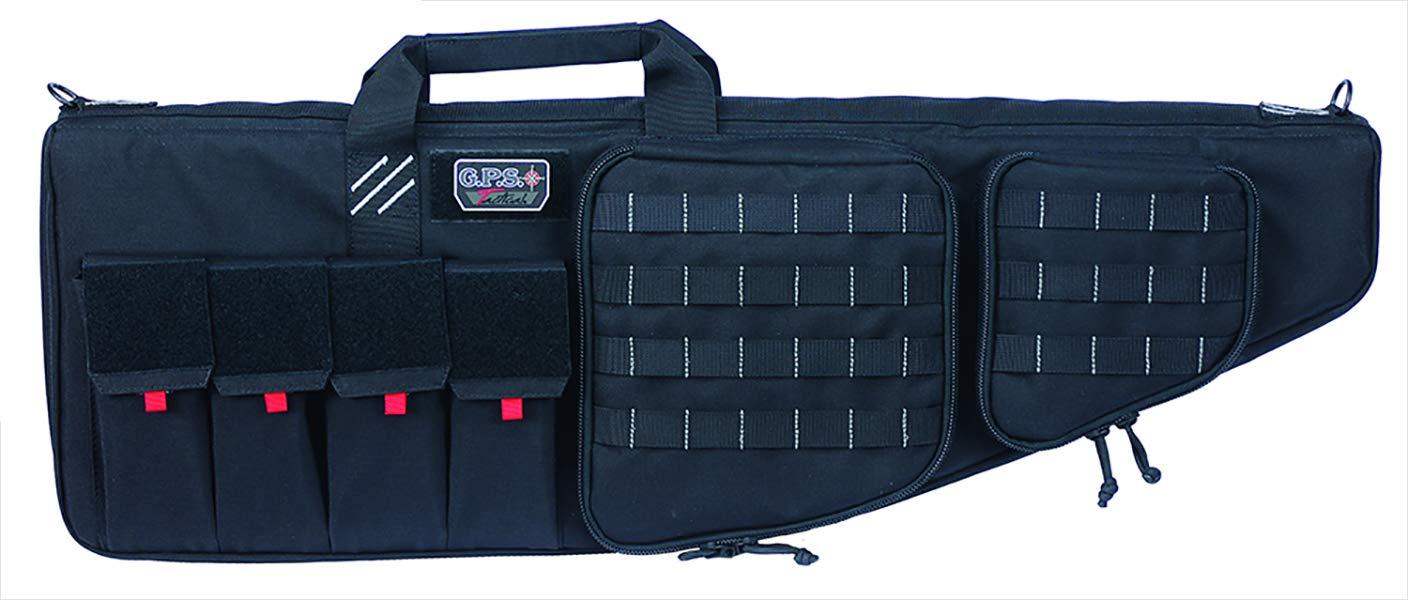 GPS 35" Tactical AR Case w/External Handgun Case, Black - GPS-T35ARB - G.P.S. Wild About Shooting