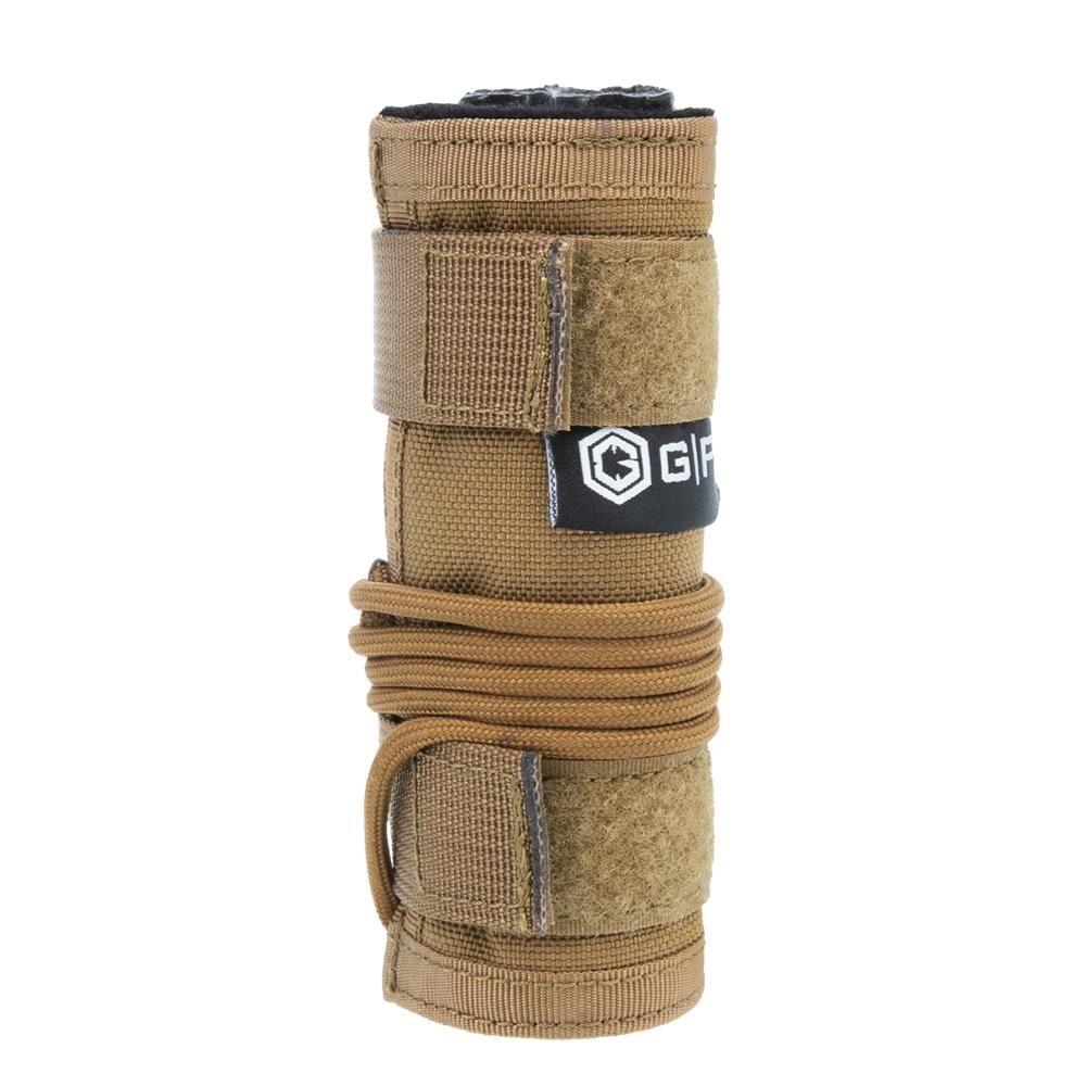 G-Outdoors Tactical Suppressor Cover .22 LR 5" Tan - G-Outdoors