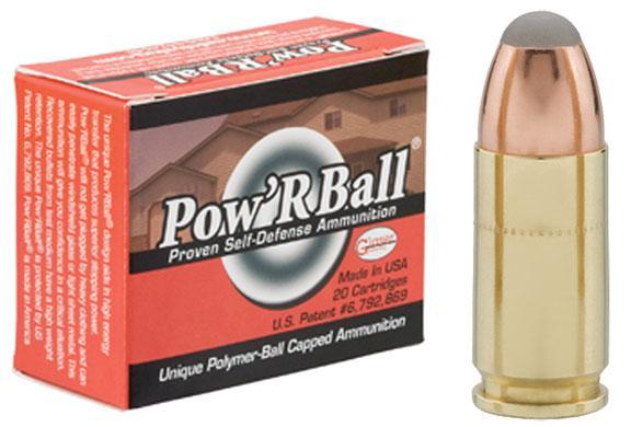 Glaser Pow'RBall Handgun Ammunition  9mm Luger (+P) 100 gr JHP 1475 fps 20/box - Glaser