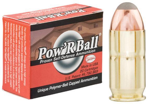 Glaser Pow'RBall Handgun Ammunition  .45 ACP 165 gr JHP 1225 fps 20/box - Glaser