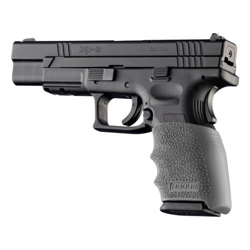 Hogue Handall Hybrid Grip Sleeve for Springfield XD Full Size 9mm Luger/.357 Sig/.40 S&W Slate Grey - Hogue