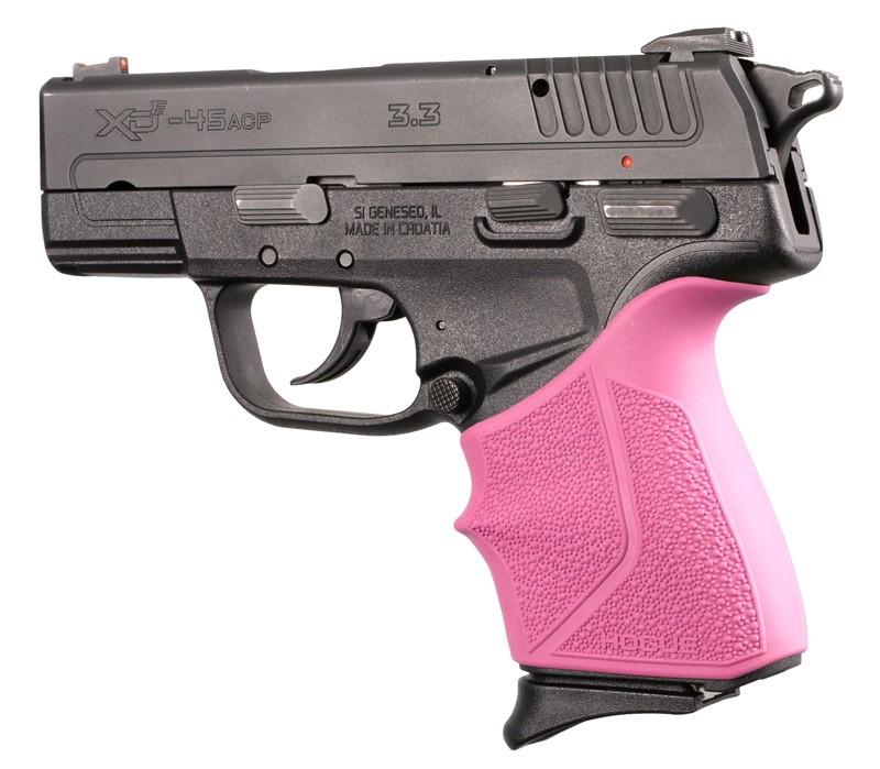 Hogue Springfield Armory XD-E 9mm/.45ACP: HandALL Beavertail Grip Sleeve - Pink - 