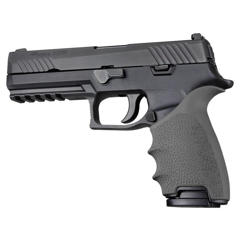 Hogue HandAll Beavertail Handgun Grip Sleeve for Sig Sauer P320 Slate Grey - Hogue