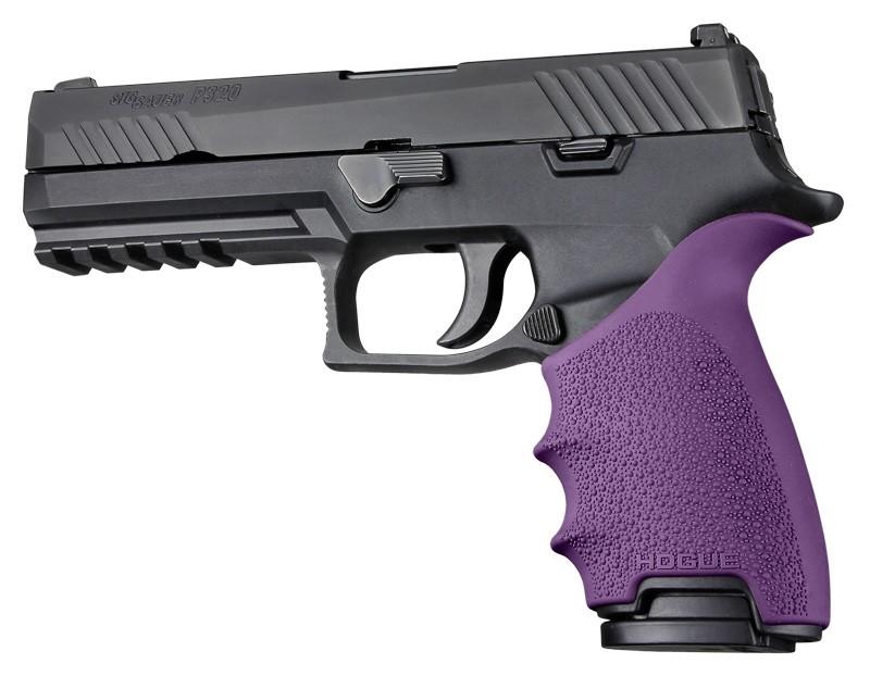 Hogue HandAll Beavertail Grip Sleeve Sig Sauer P320 Purple - Hogue