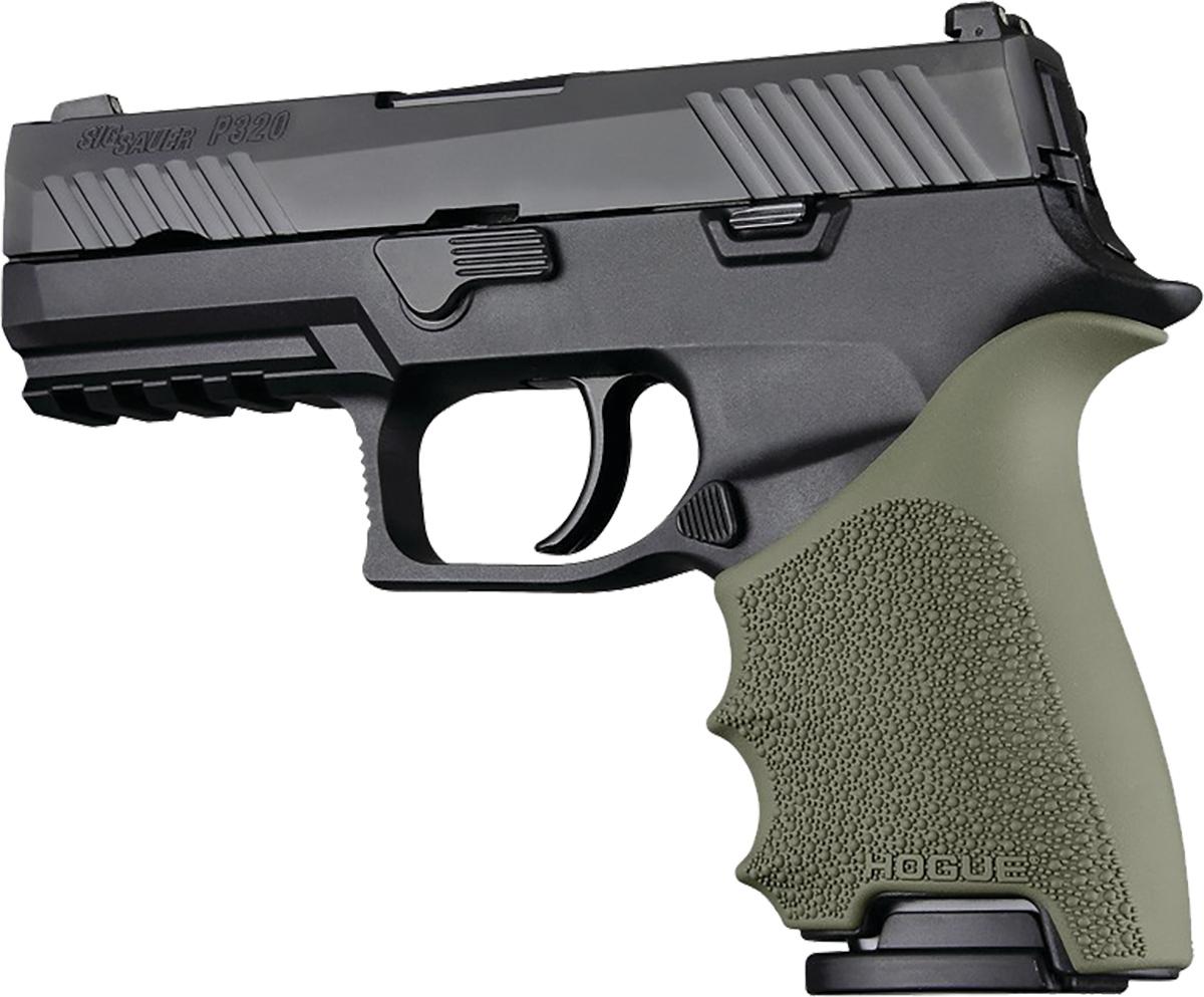 HandAll Beavertail Grip Sleeve Sig Sauer P320 Compact OD Green - 