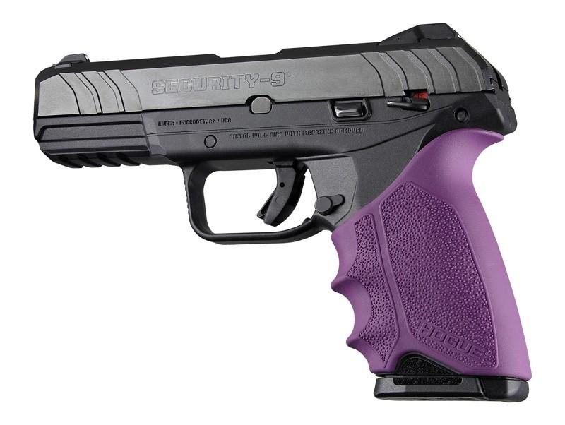 Houge HandAll Beavertail Grip Sleeve Ruger Security 9 Purple - Hogue