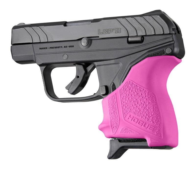 Hogue HandAll Beavertail Grip Sleeve Ruger LCP II-Pink - Hogue