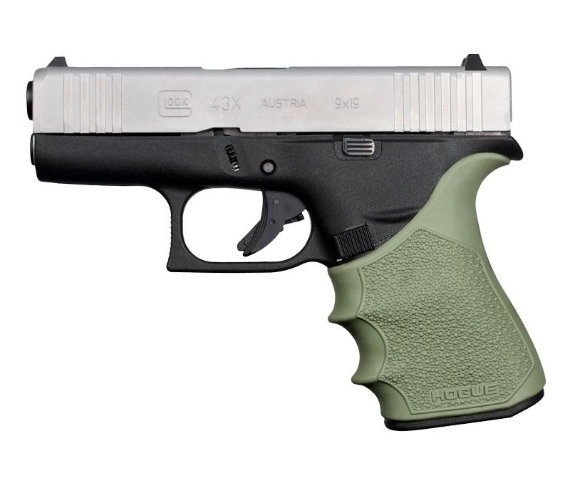 Hogue HandAll Beavertail Grip Sleeve Glock 43X, 48 - OD Green - Hogue