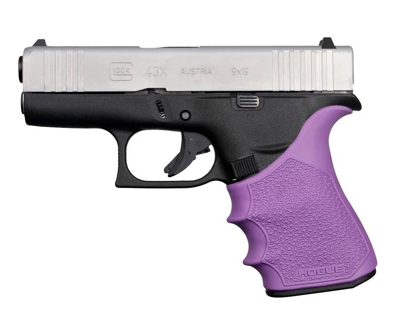 Hogue HandAll Beavertail Grip Sleeve Glock 43X, 48 - Purple - Hogue