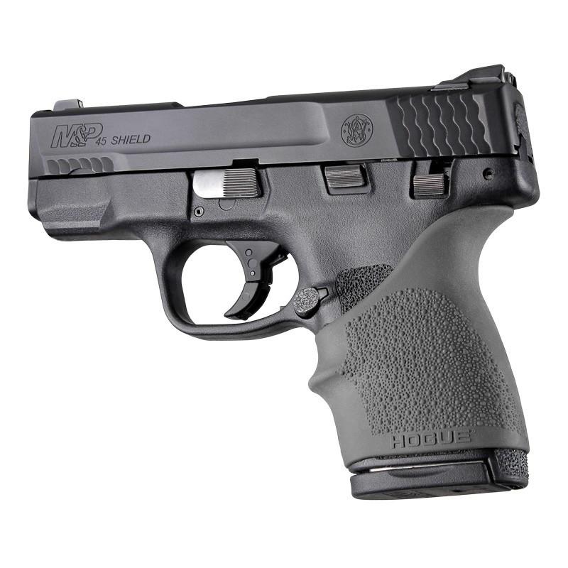 Hogue HandAll Beavertail Handgun Grip Sleeve for S&W M&P Shield 45/Kahr P9/40 CW9/40 Slate Grey - Hogue