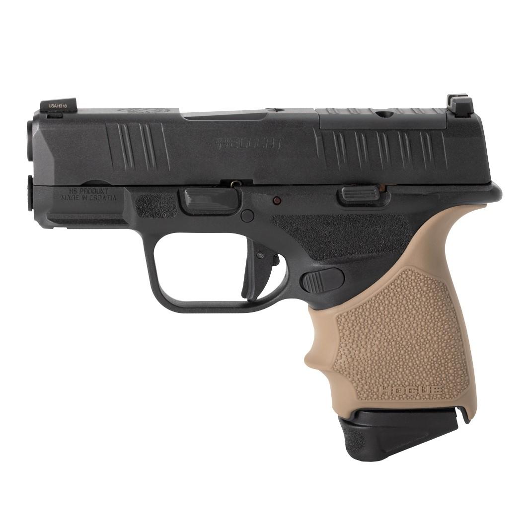 Hogue HandALL Beavertail Grip Sleeve for Springfield Hellcat - FDE - 