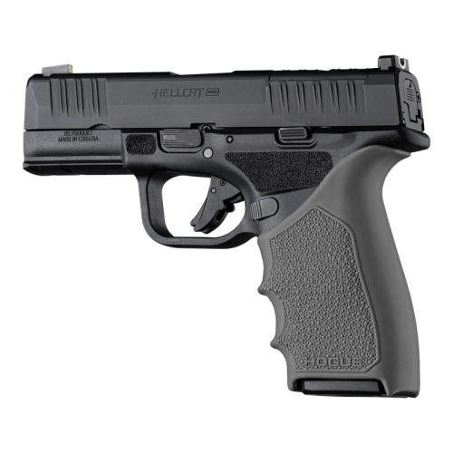 Hogue HandAll Beaver Tail Handgun Grip Sleeve Springfield Armory Hellcat Pro Slate Grey - Hogue