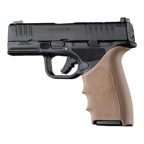 Hogue HandAll Beaver Tail Handgun Grip Sleeve Springfield Armory Hellcat Pro FDE - Hogue