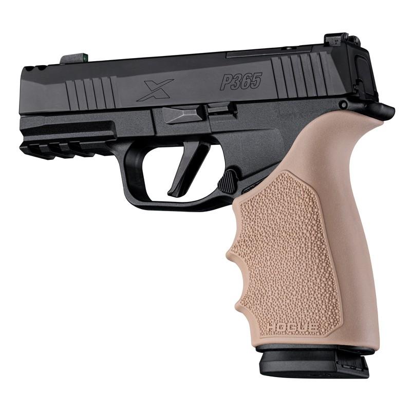 Hogue HandAll Beavertail Handgun Grip Sleeve for Sig Sauer P365 XMacro FDE - Hogue