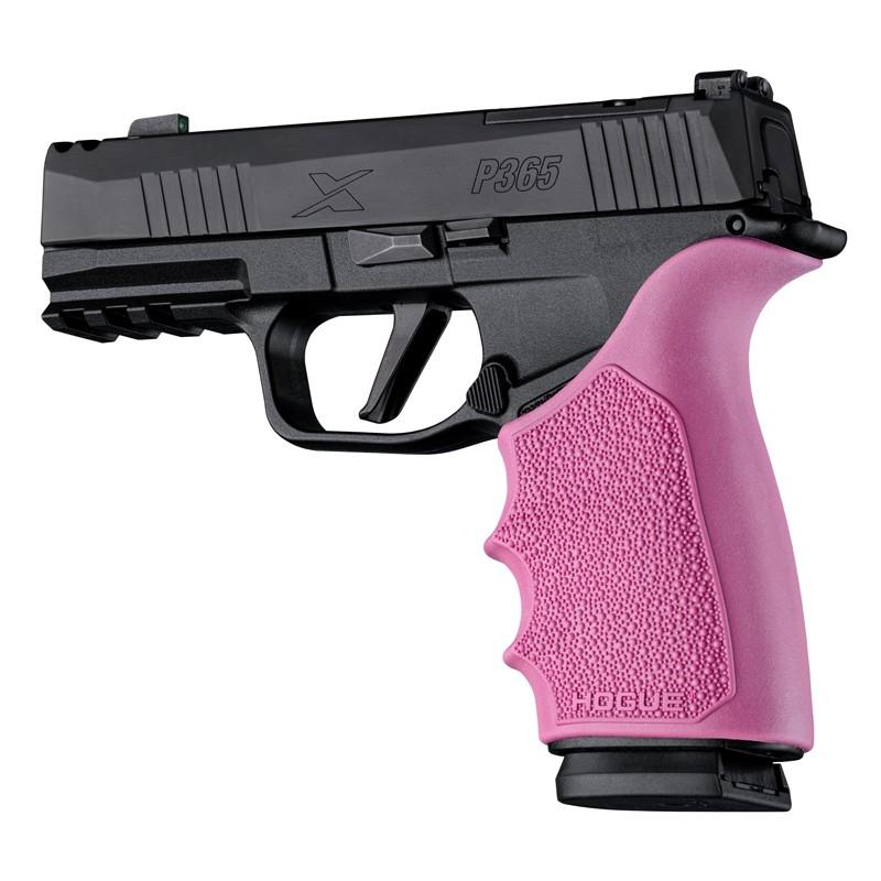 Hogue HandAll Beavertail Handgun Grip Sleeve for Sig Sauer P365 XMacro Pink - Hogue