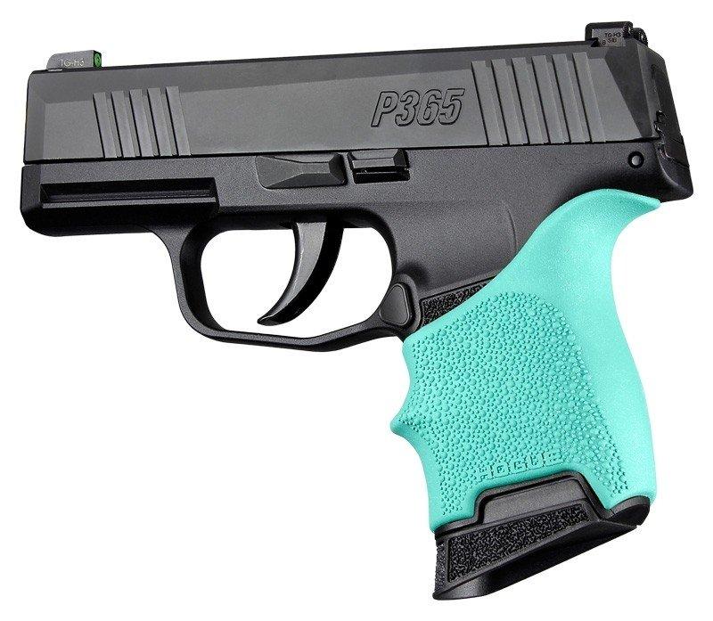 HandAll Beavertail Grip Sleeve Sig Sauer P365 Aqua - Hogue