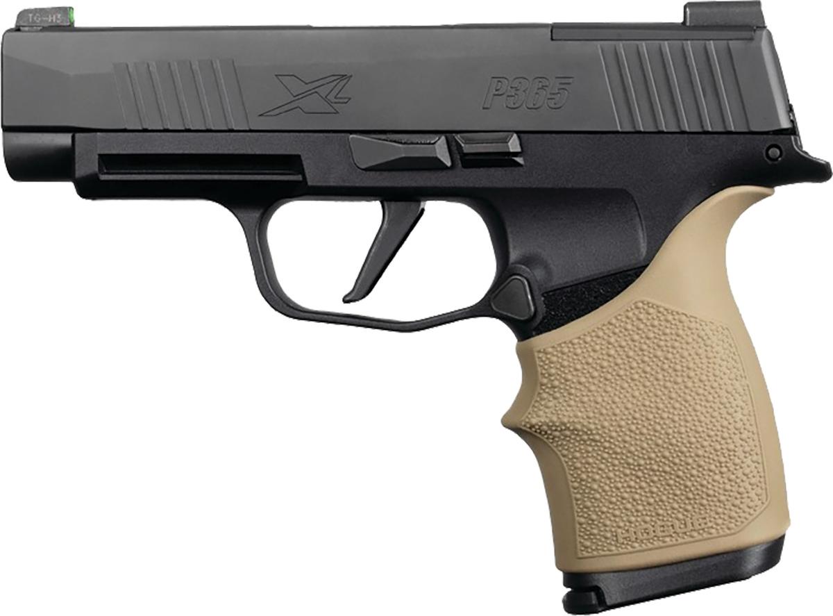 Hogue HandAll Beavertail Grip Sleeve Sig Sauer P365XL- FDE - 