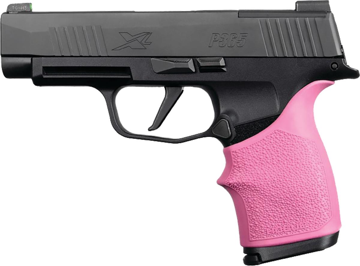 Hogue HandAll Beavertail Grip Sleeve Sig Sauer P365XL- Pink - 