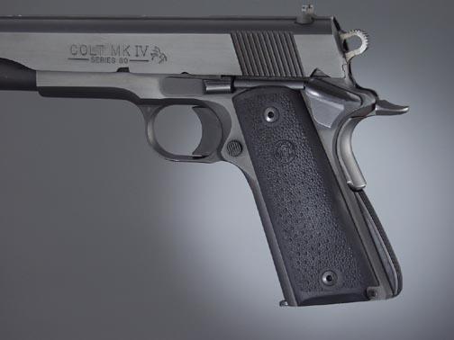 Hogue Colt Government Grips .45, 1911 Rubber Panels with Palm S
